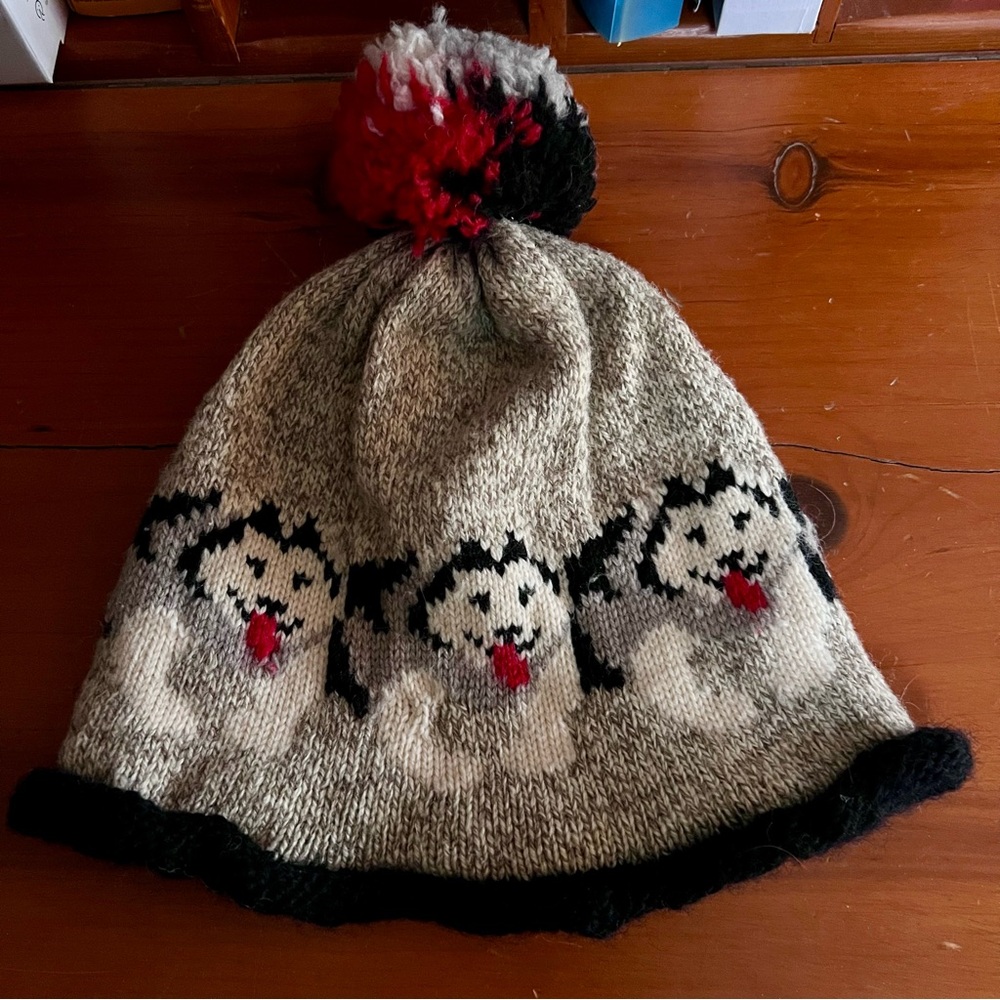 Vintage LLBean Wool Malamute/Husky Hat